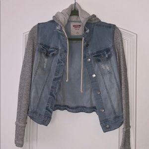 Mossimo hooded denim jacket